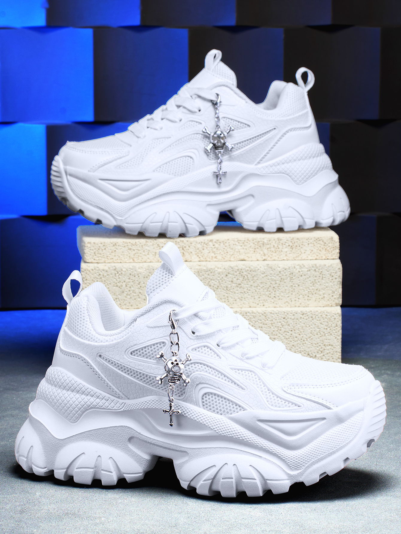 Crossfit Accessory Work - Women's Height-Increasing 7cm Fashion Casual Sneakers