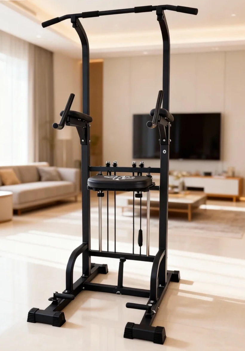 Pull Up Bar Grip - Power Tower Pull-Up Dip Station 450LBS