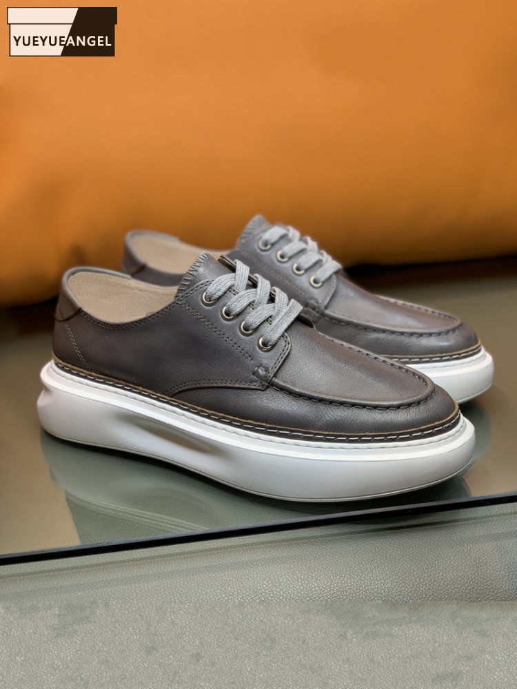 Crossfit Male - Comfortable Male Versatile Cowhide Genuine Leather