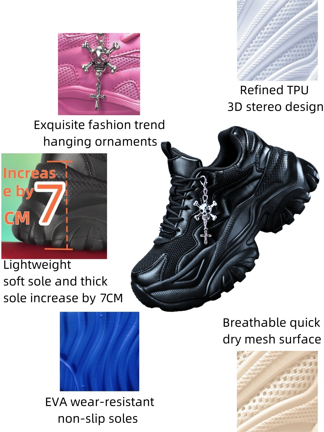 Women's 7cm Height-Increasing  - Crossfit Accessory Work recension och pris