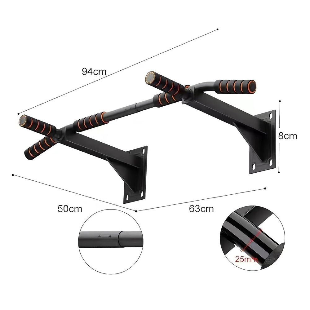 Adjustable Steel Frame Bar Hom - Pull Up Bar Grip recension och pris
