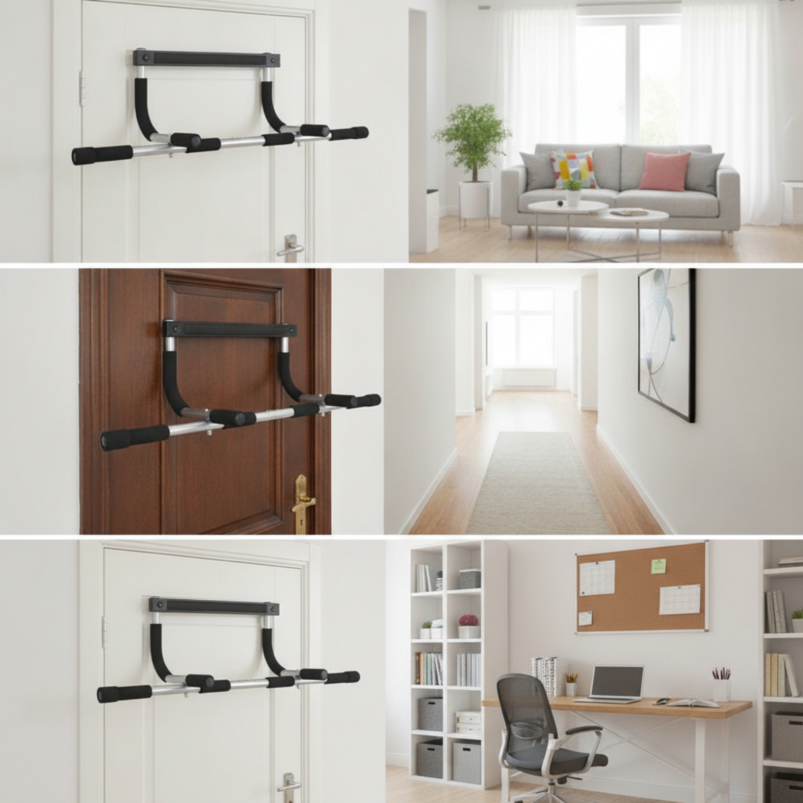 Doorway Pull-up Bar No Drillin - Pull Up Bar Grip recension och pris
