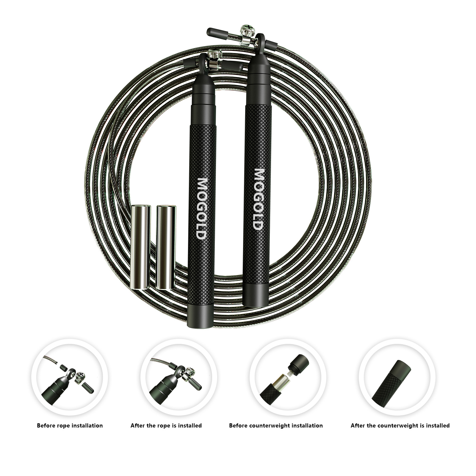 Crossfit Weighted jump rope gy - Crossfit No Equipment Workouts recension och pris