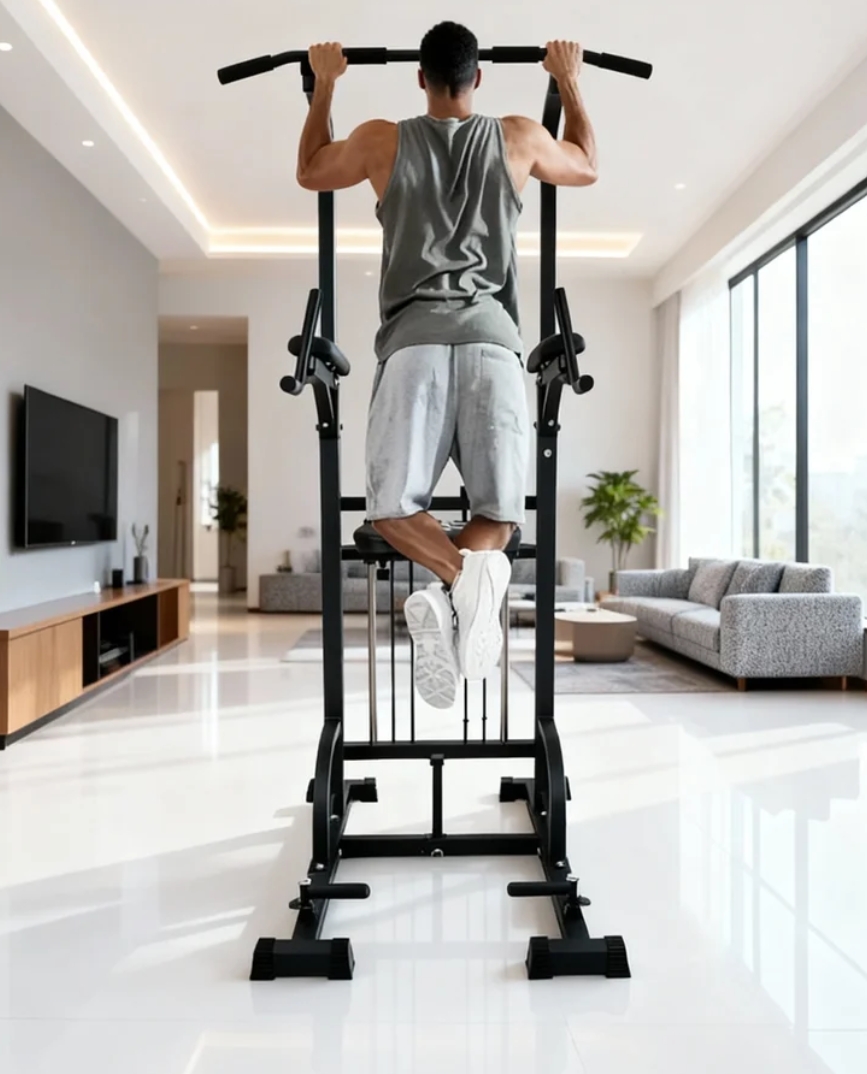 Power Tower Pull-Up Dip Statio - Pull Up Bar Grip recension och pris