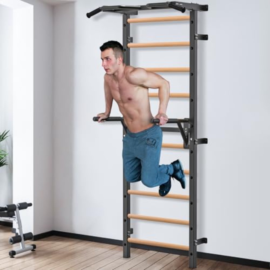 Wall Mounted Gymnastic Stall B - Pull Up Bar Grip recension och pris