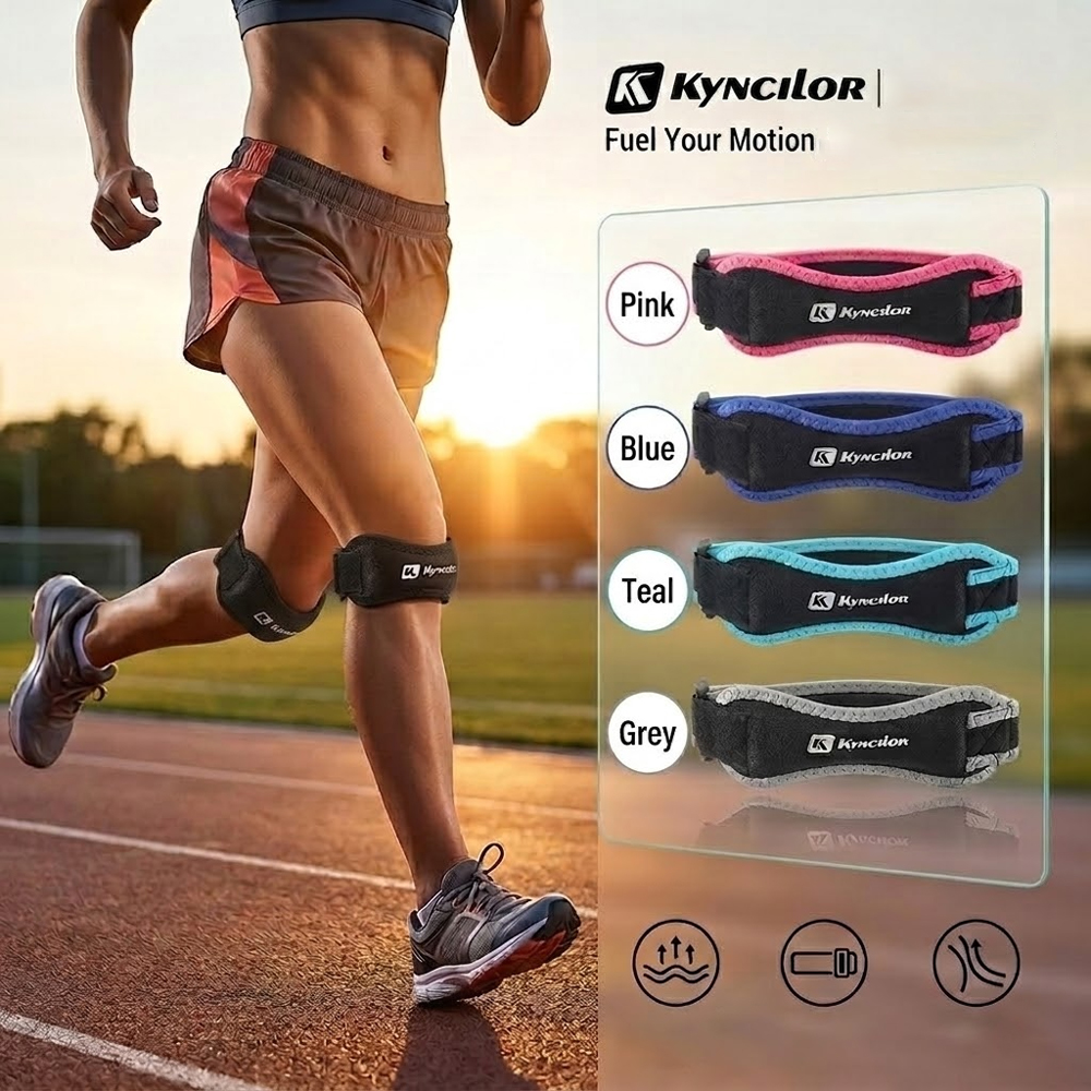 2 PC Sports Protection Patella - Knee Sleeve Pair recension och pris