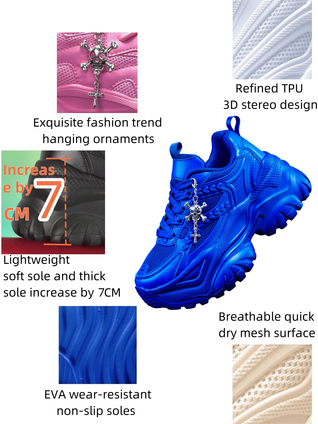 Women's Height-Increasing 7cm  - Crossfit Accessory Work recension och pris