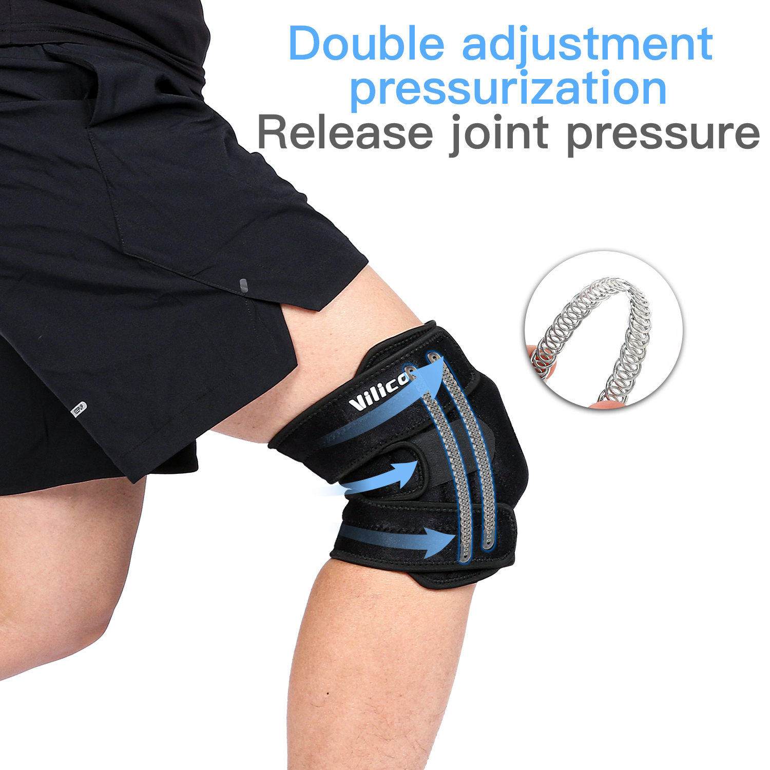 Knee Brace with Side Stabilize - Knee Sleeve Pair recension och pris