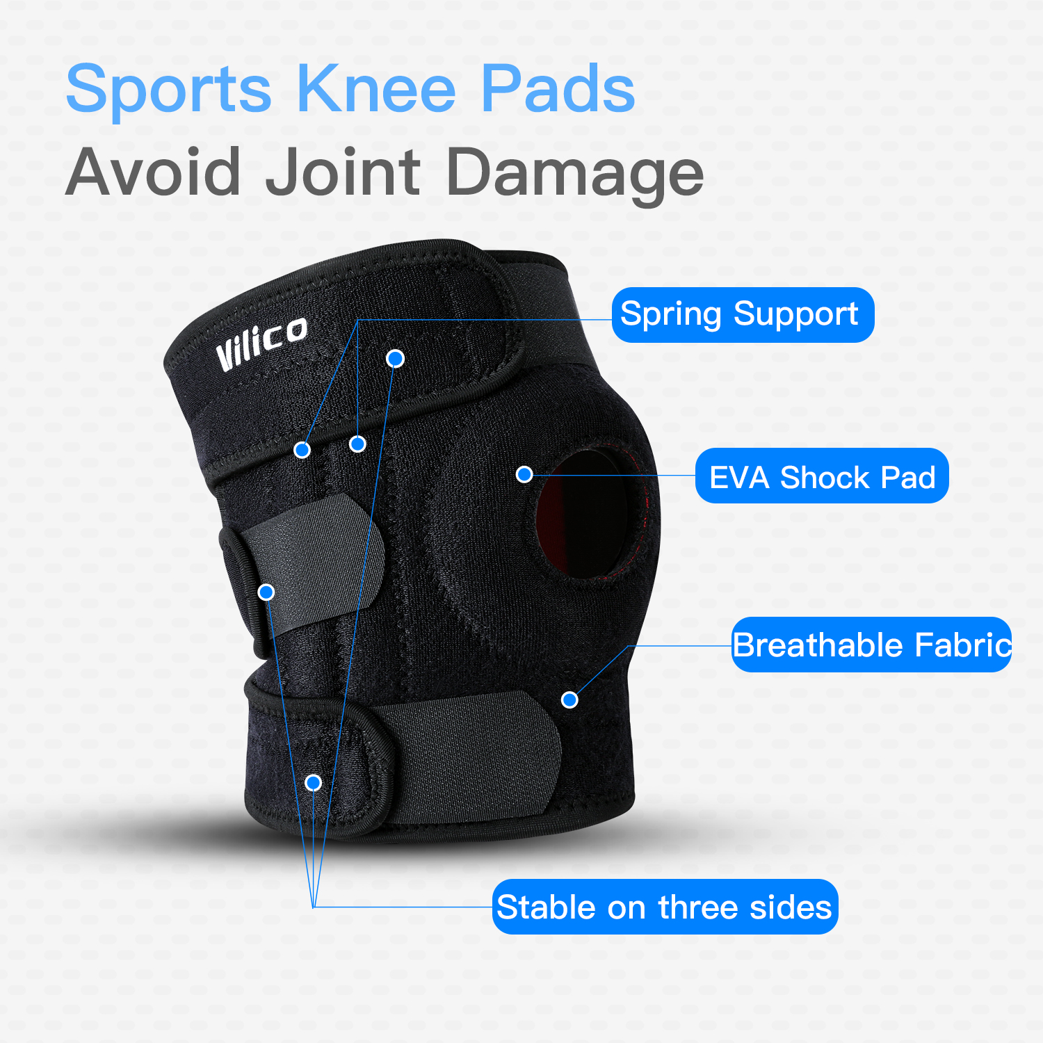 Knee Brace with Side Stabilize - Knee Sleeve Pair recension och pris