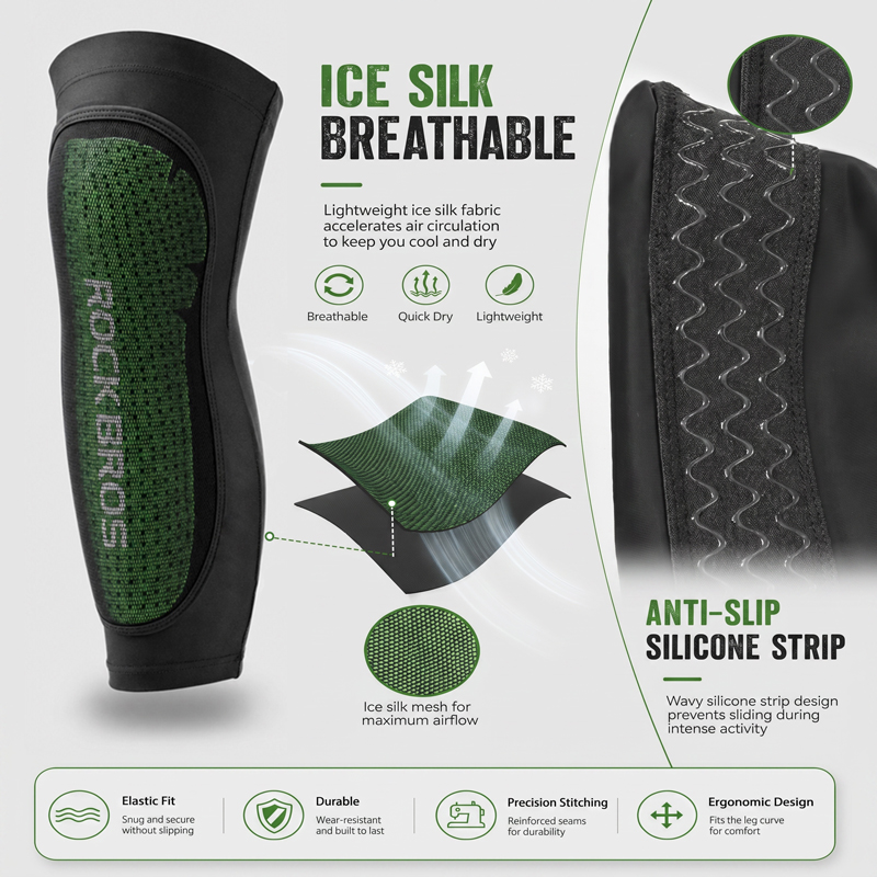 ROCKBROS Cool Sport Legs MTB C - Knee Sleeve Pair recension och pris