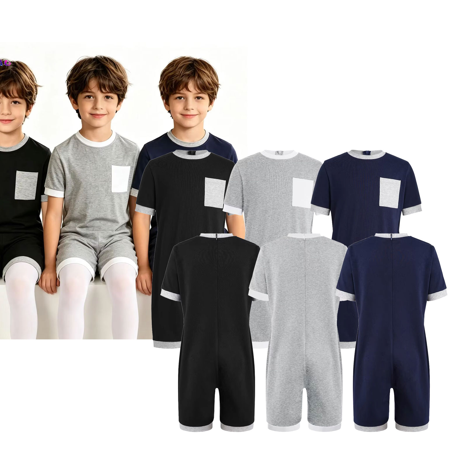 3Pcs Unisex Kids Special Needs - Knee Sleeve Pair recension och pris