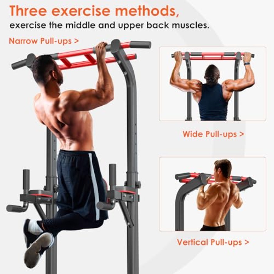 Home gym pull up bar station:  - Pull Up Bar Grip recension och pris